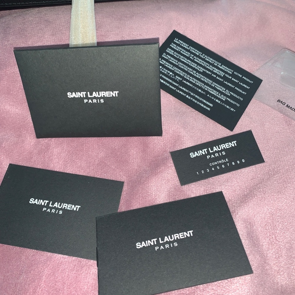 👑Sold 🅿️Ysl Saint laurent kate medium 100% - Picture 9 of 15